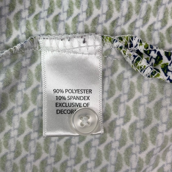 Torrey Pines 121st US Open Microprint Trees All Over Golf Polo Shirt Size Medium - Picture 6 of 8